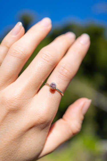 Pink Tourmaline Ring